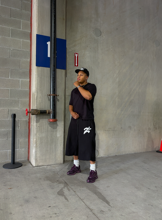 Redeemed “Noir” 3/4 Shorts
