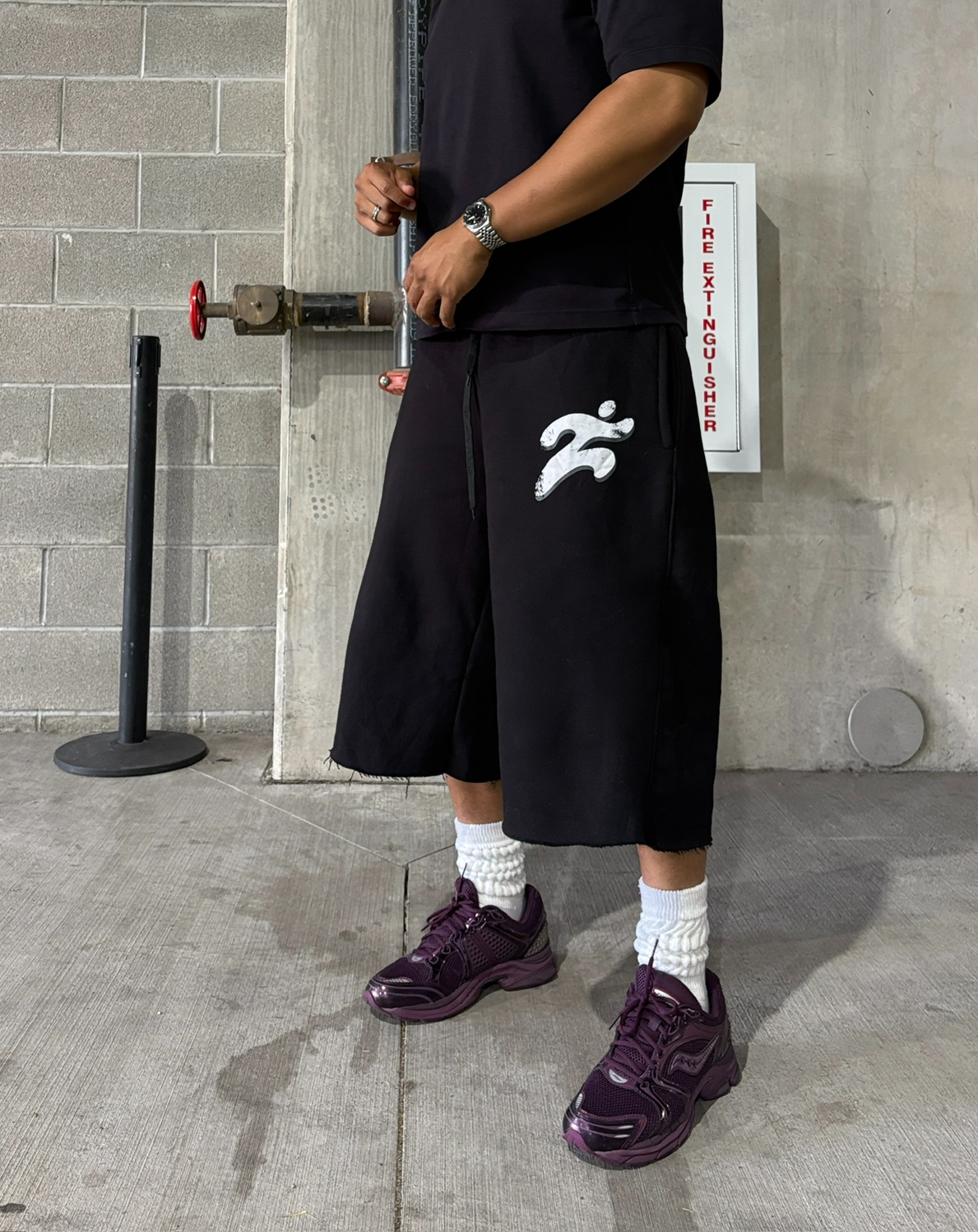 Redeemed “Noir” 3/4 Shorts