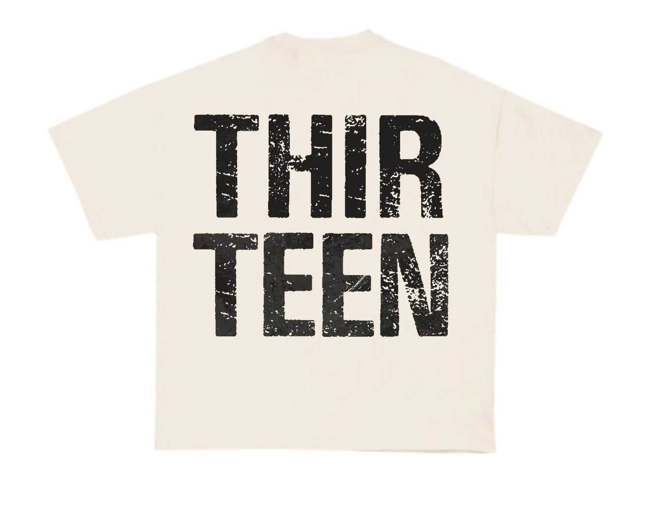 Fourthirteen Stamp Tee - Cream